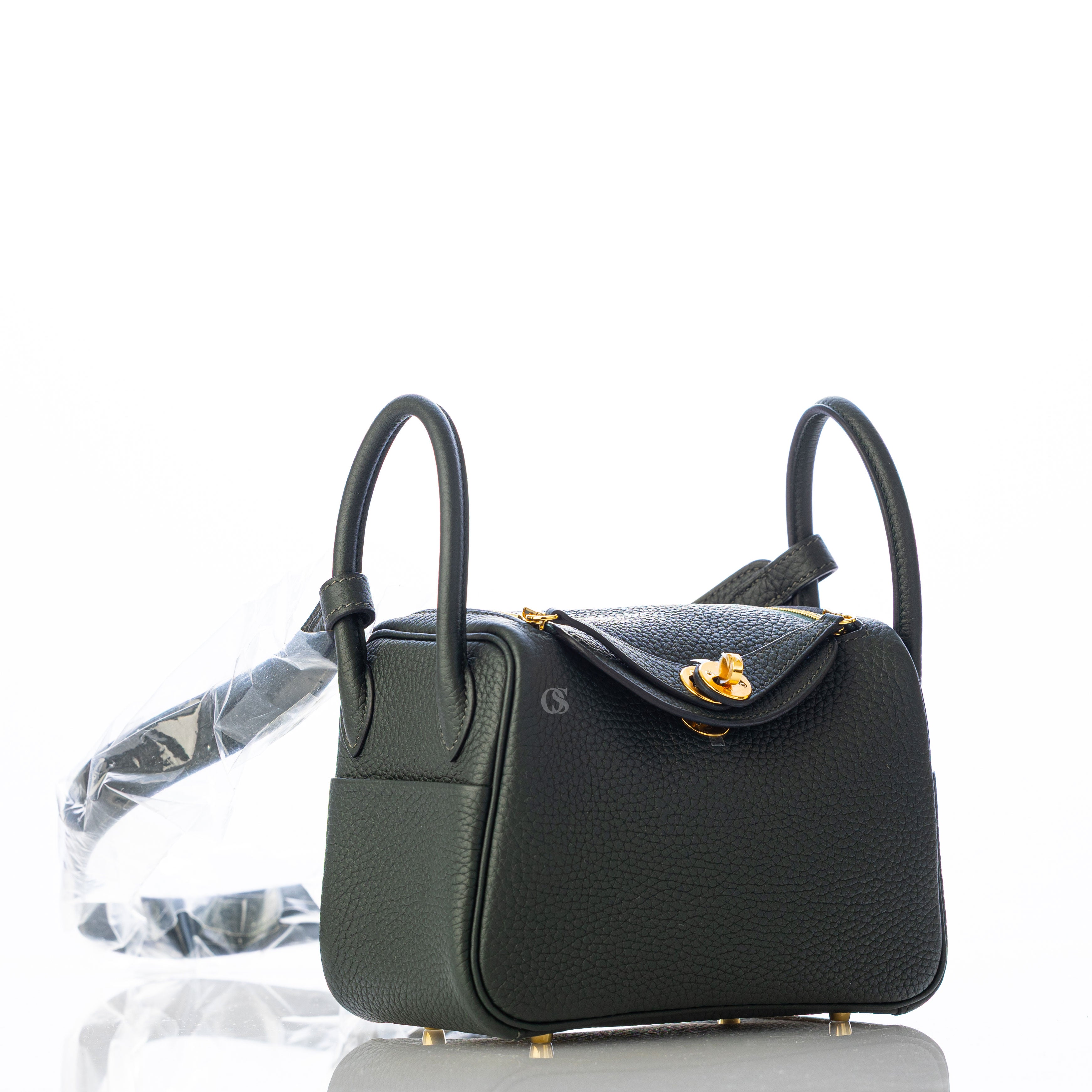 Hermes mini lindy Vert fonce