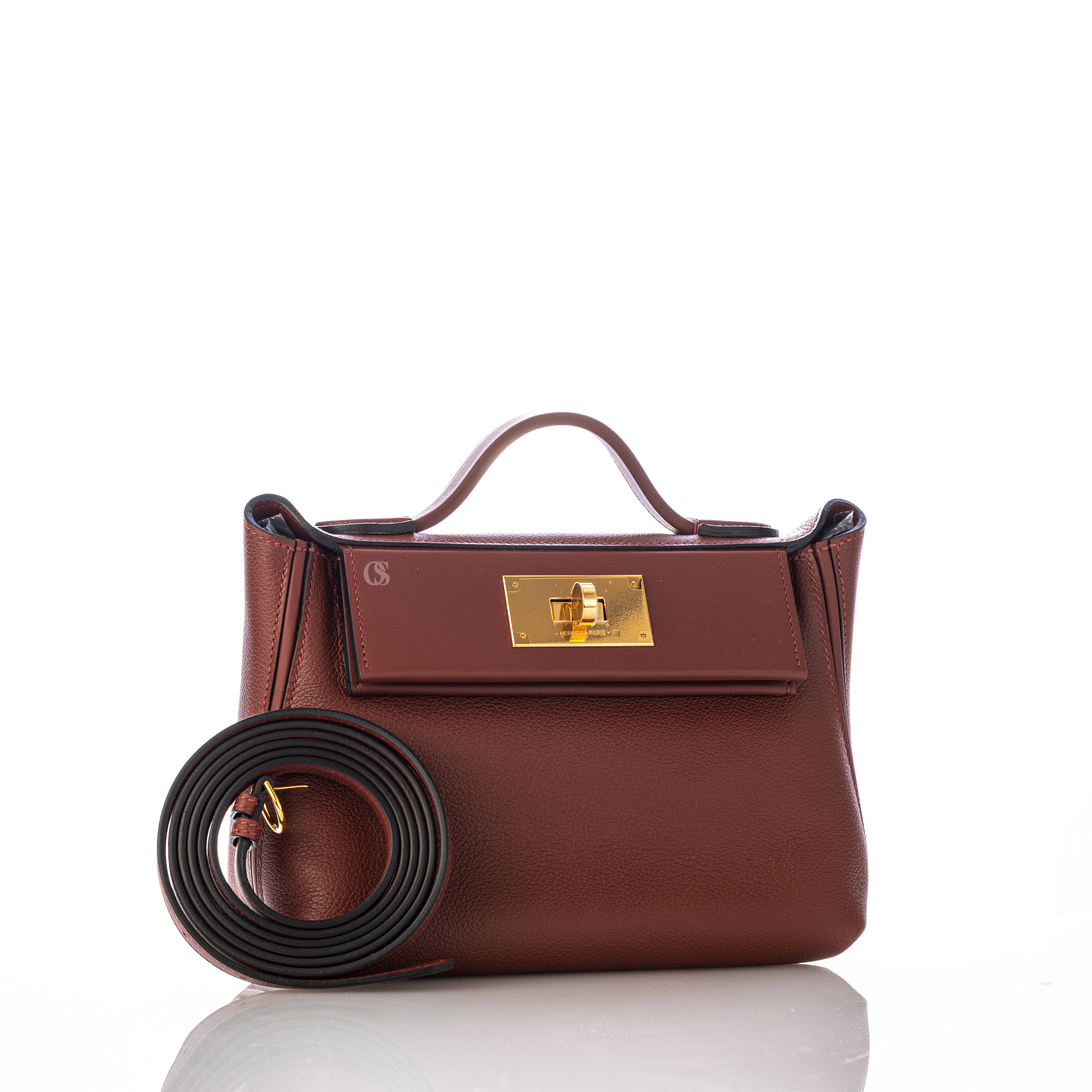 Hermes mini 24/24 Rouge H