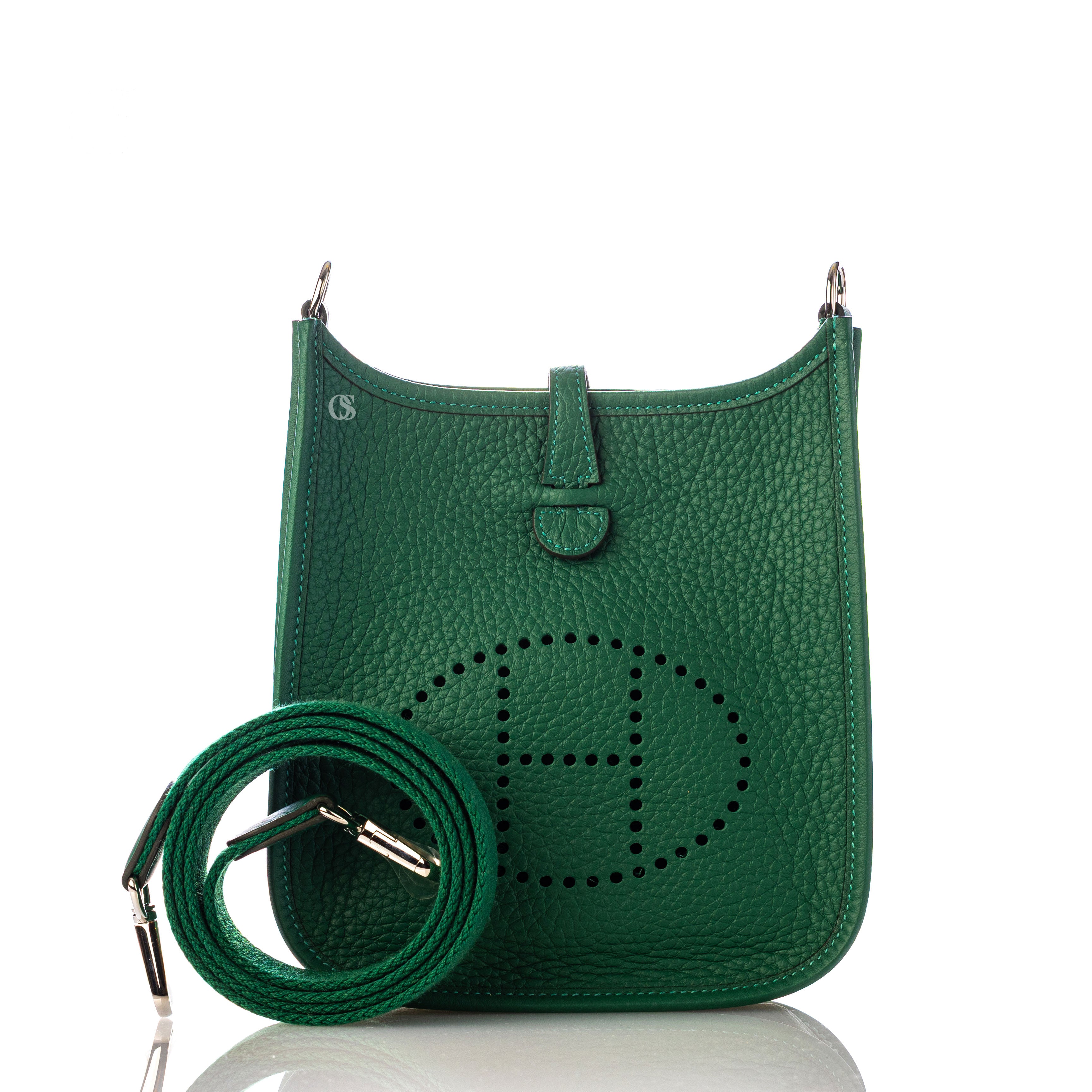 Hermes mini evelye vert moyen