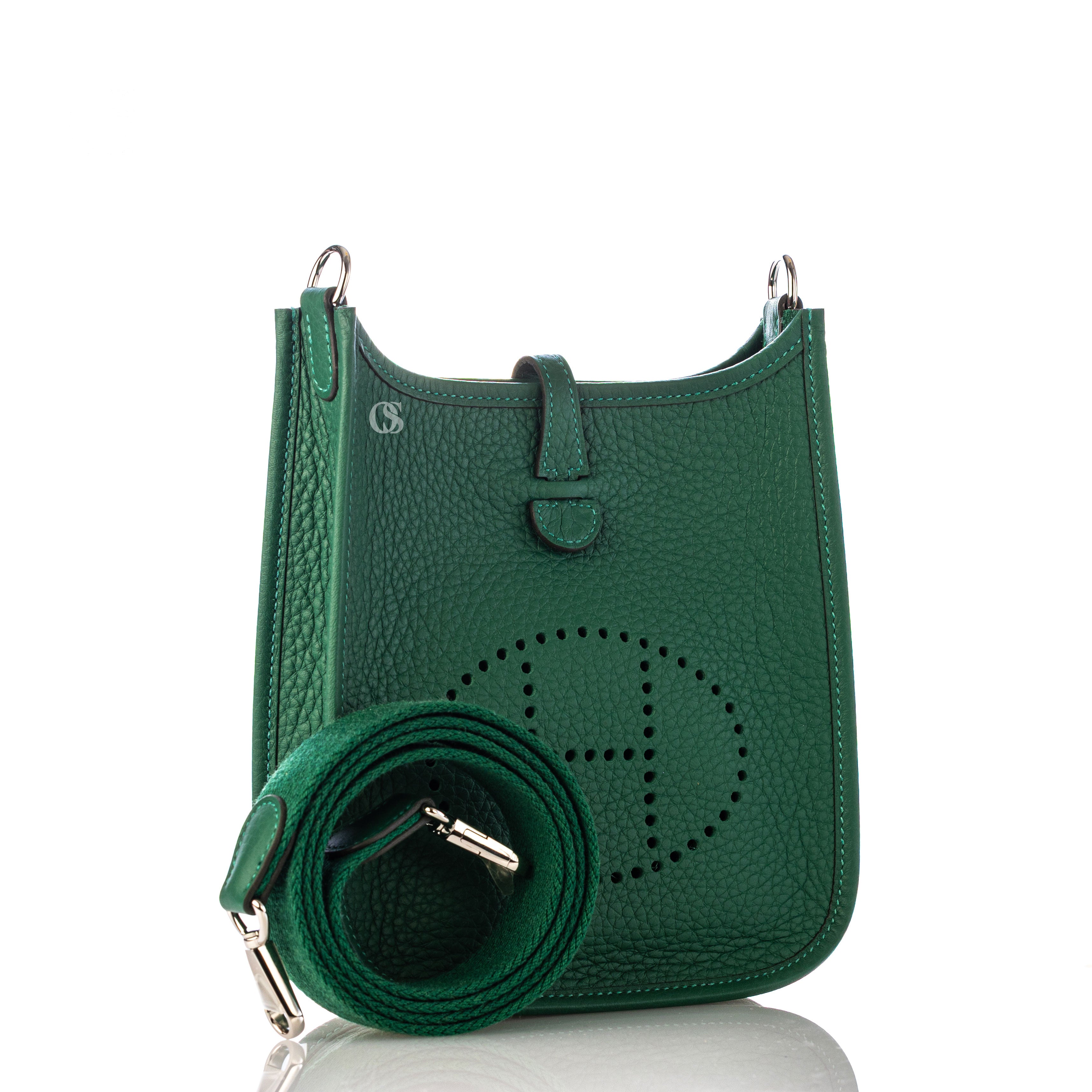 Hermes mini evelye vert moyen