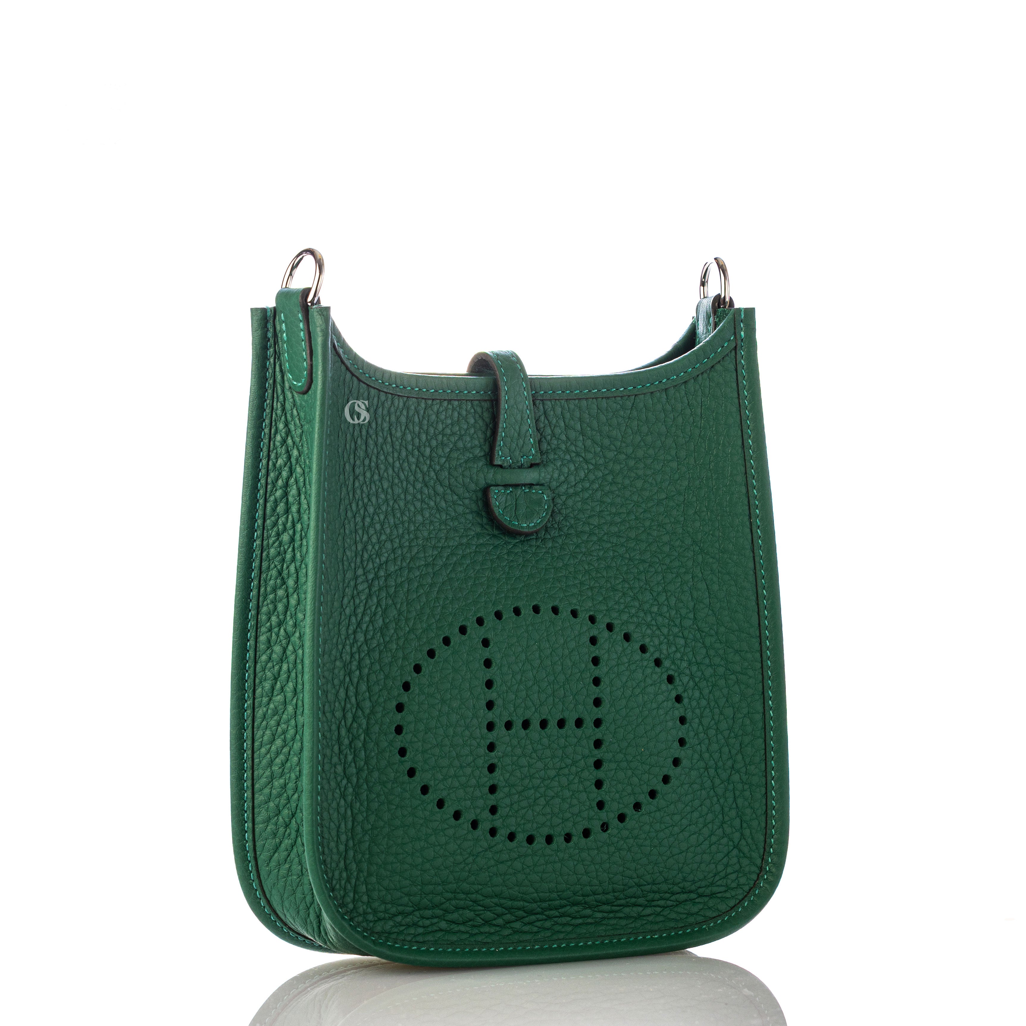 Hermes mini evelye vert moyen