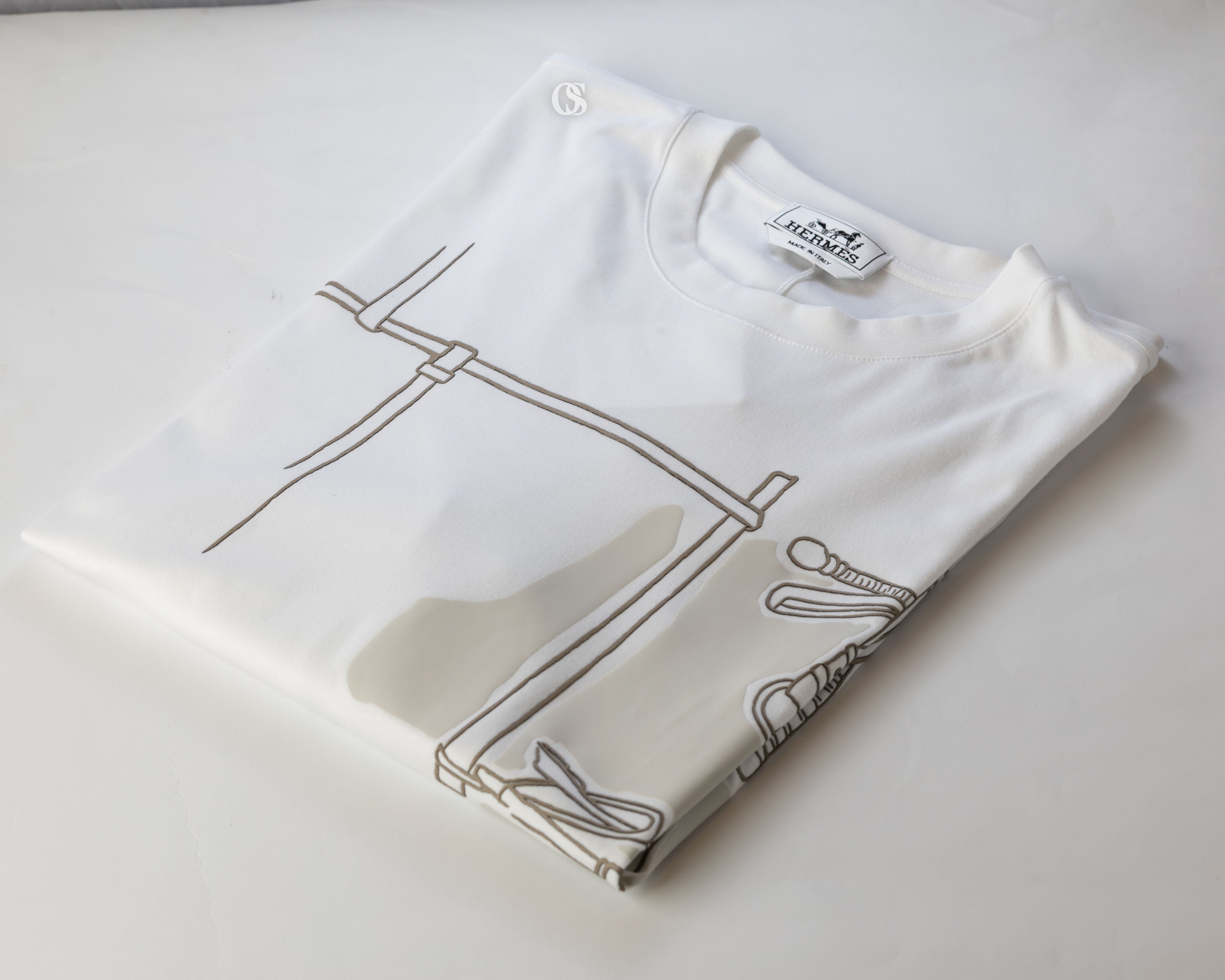 Hermes white t-shirt