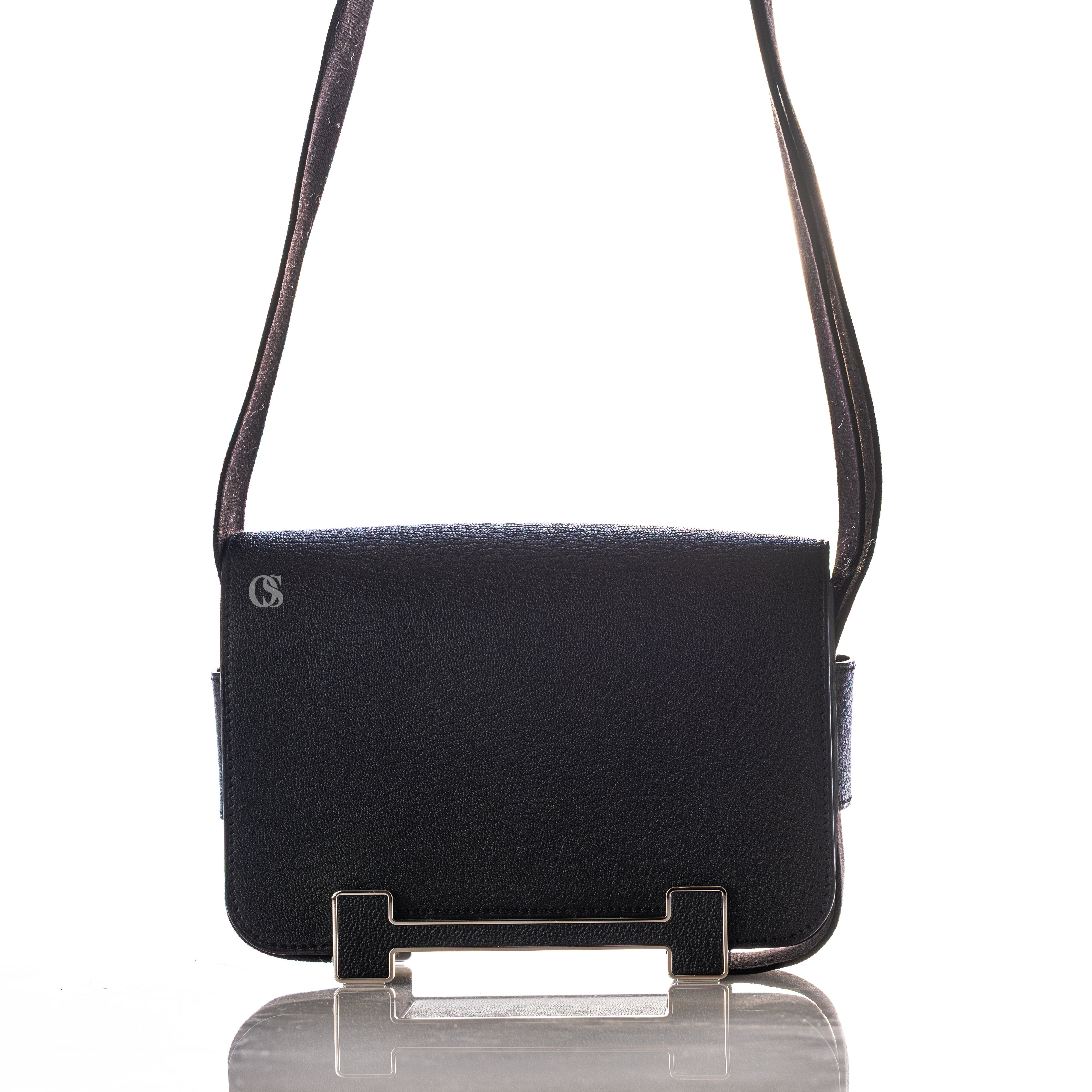 Hermes Geta black PHW