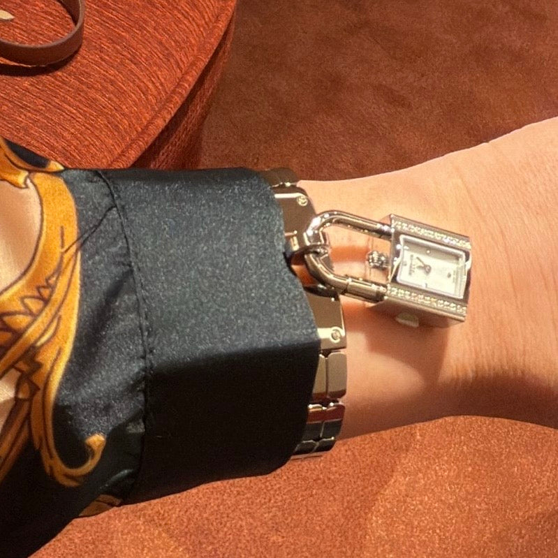 HERMES KELLY WATCH WITH DIAMONDS